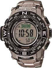 Casio PRW3500 Series | Pro Trek | 100M WR | Compass | Alt/Baro-Thermo | Tough Solar Power | Atomic Timekeeping | 1-100 SEC Stopwatch | Countdown Timer | World Time