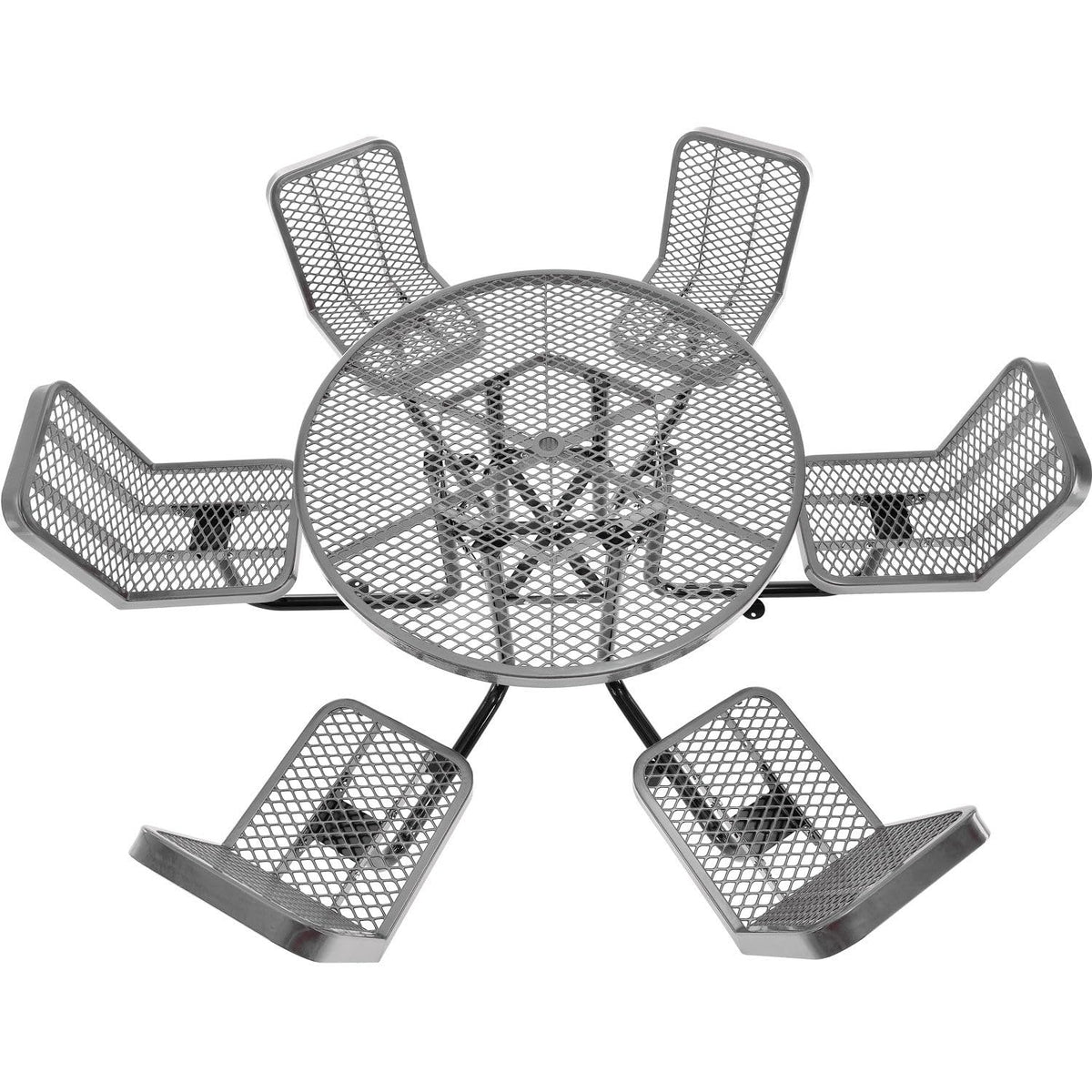 Global Industrial Grey / Onesize / Industrial Picnic Tables