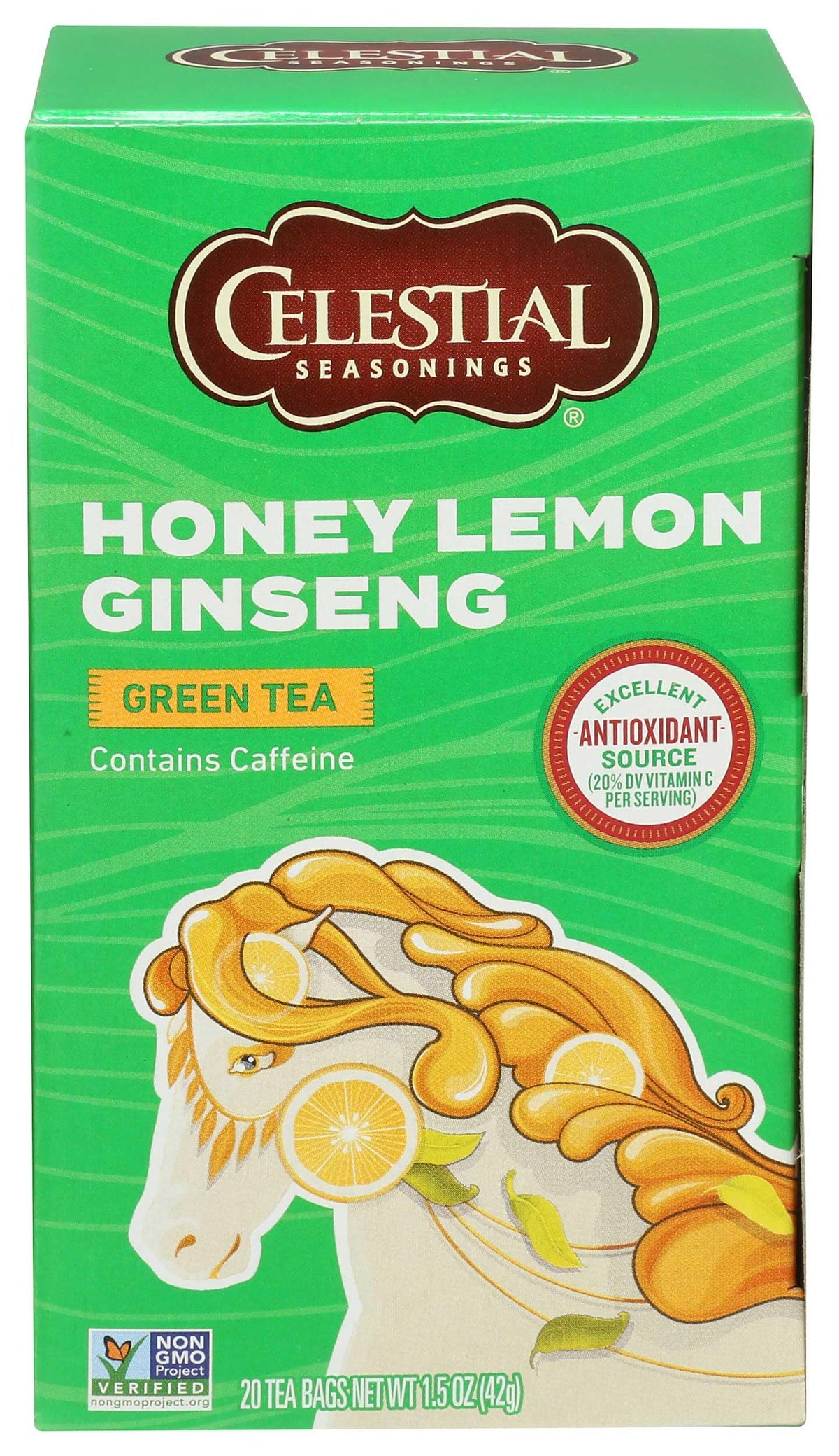 Green Tea by Celestial Seasonings – 20 Count (Pack of 6), Pack of 12