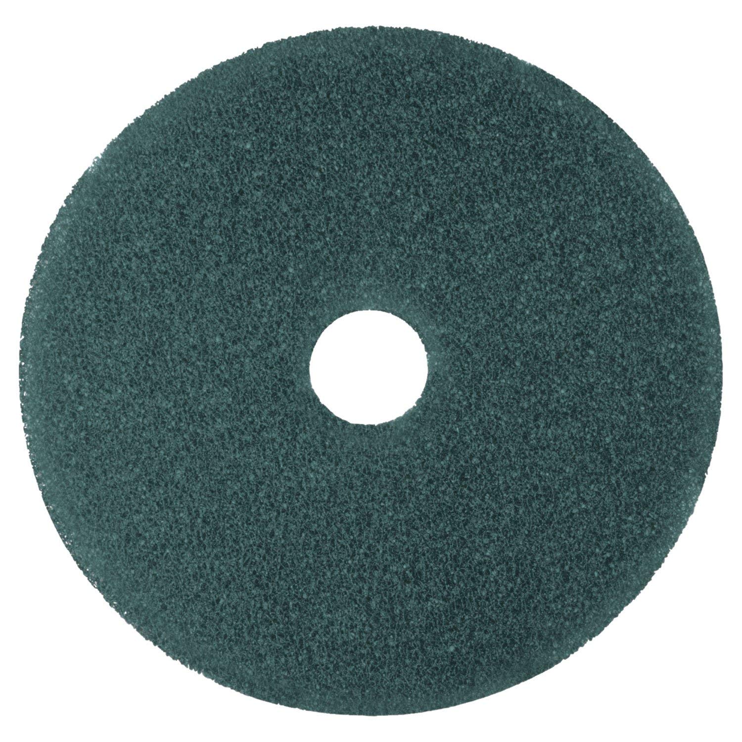 3M 08413 Cleaner Floor Pad 5300, 20" Diameter, Blue, 5/Carton