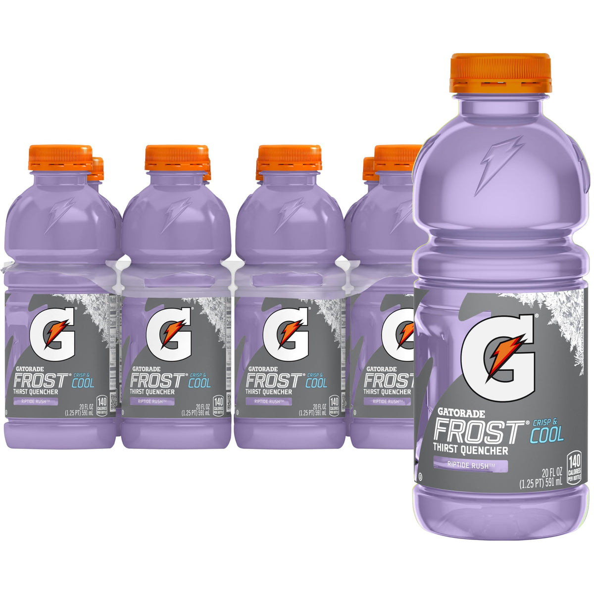 Gatorade Riptide Rush / 20 Fl Oz (Pack of 8) / 1 Sports Drinks