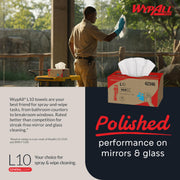 WypAll GeneralClean L10 Light Cleaning Towels – 24 x 250 Sheets (42346)