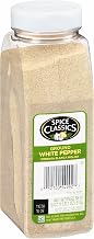 Spice Classics Ground White Pepper, 18 oz (Pack of 6)