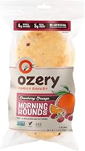 Ozery Bakery, Morning Rounds Cranberry Orange, Whole Grain Fruit & Nut Pita Bread, NON-GMO 12.7 Oz (Pack of 6)