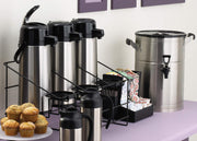 Service Ideas 84.5 Ounces / PUMP LID / Brushed Thermal Carafes