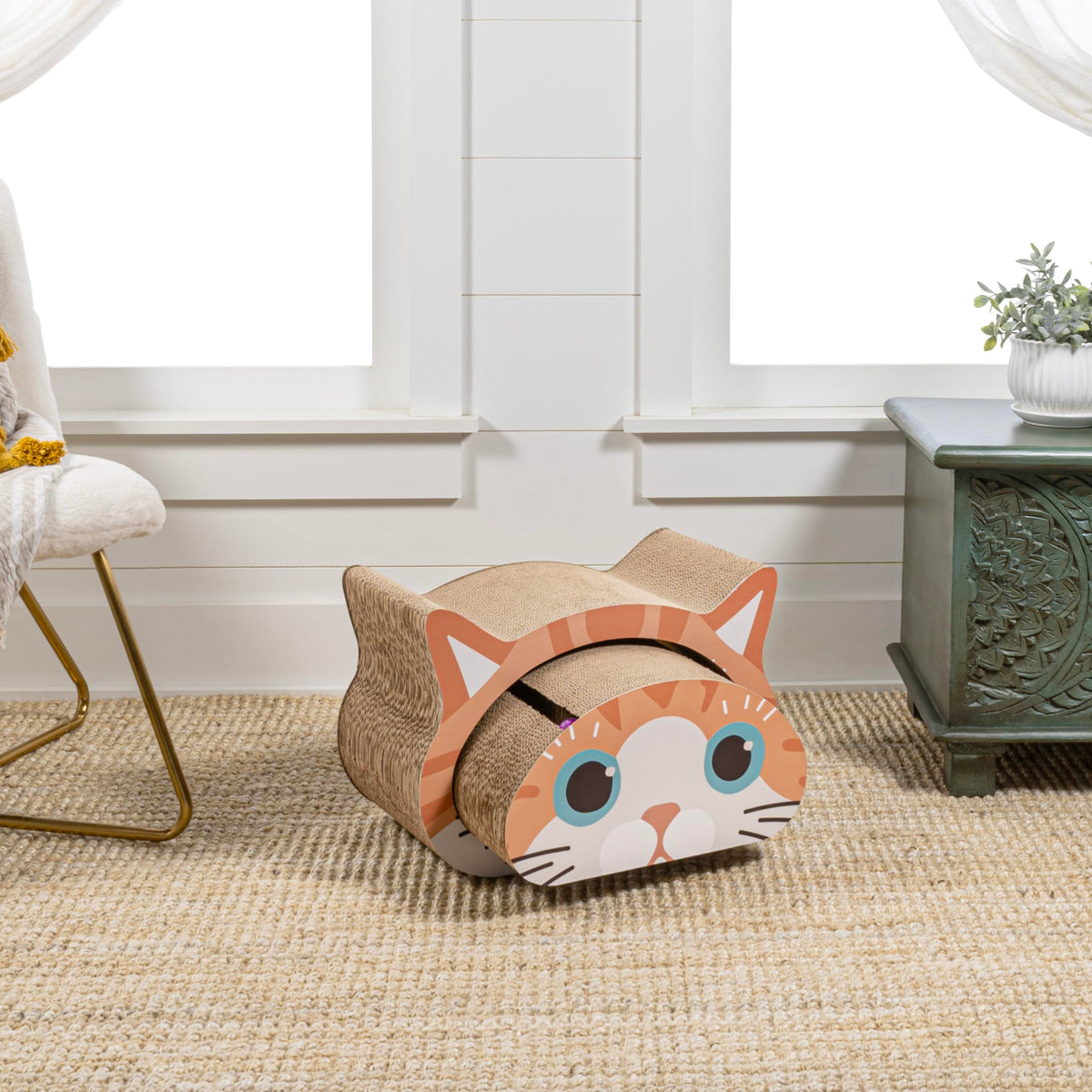 THE LICKER STORE Orange/Blue / 19" / Modern Scratching Pads