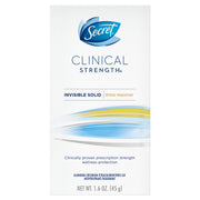 Clinical Strength Invisible Solid Stress Response Antiperspirant/Deodorant by Secret – 1.6 Ounce (Pack of 1)