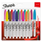 Sharpie Standard colours assortment / 1 Count (Pack of 18) / Permanent Marker Permanent Markers