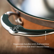 CopperBond Collection - Copper Dutch Oven by Hestan – 5 Quarts, Copper, Model 31711
