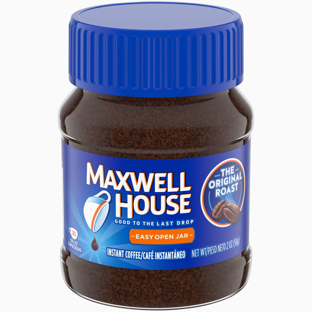 Original Medium Roast Instant Coffee (2 oz Jar) by MAXWELL HOUSE – 2 Ounce (Pack of 1), Model 043000794005