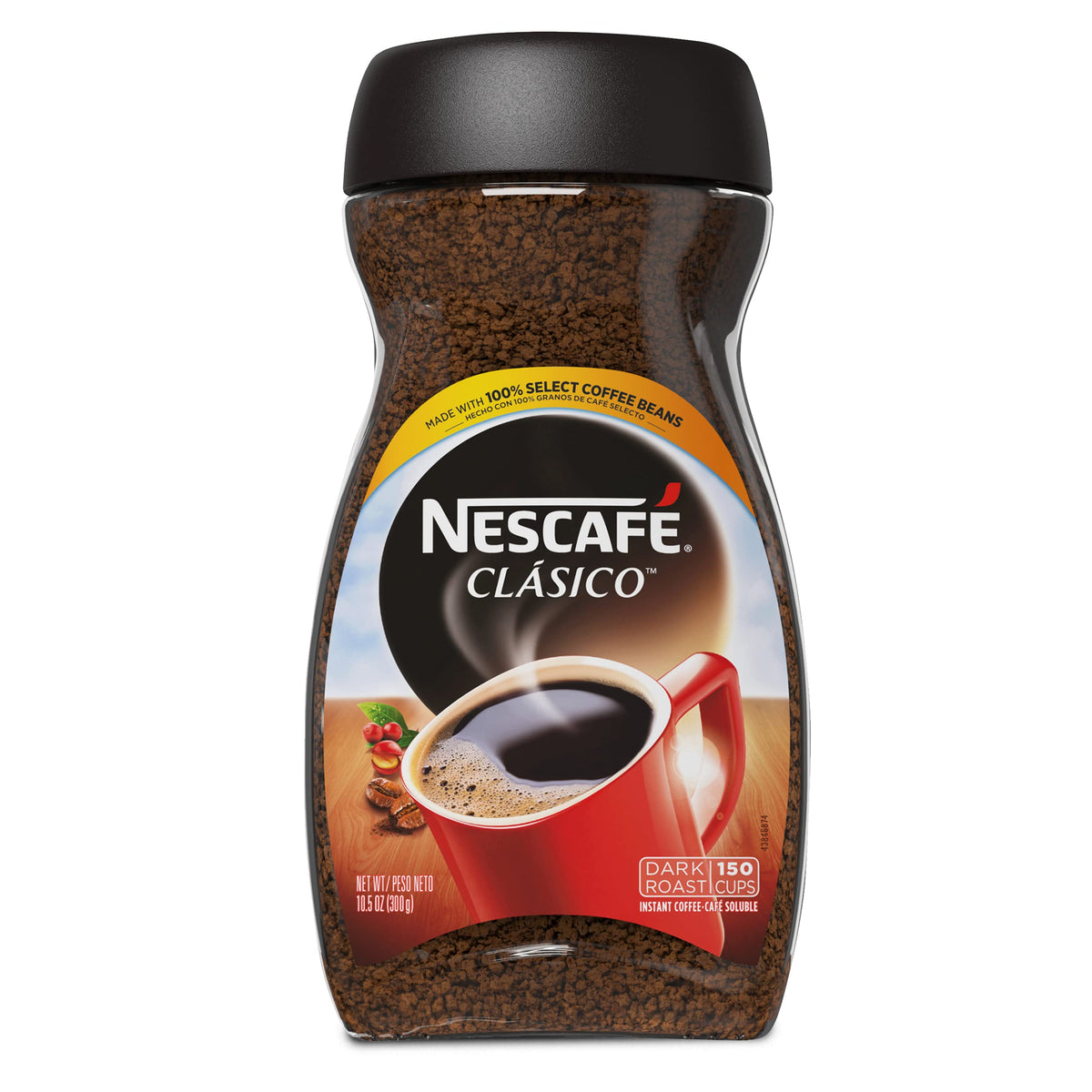 Nescafe Dark Roast / 10.5 Ounce (Pack of 2) / 1 Instant Coffee