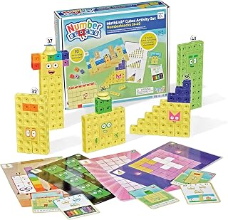 hand2mind Numberblocks 31-40 MathLink Cubes Activity Set, 10 Activities