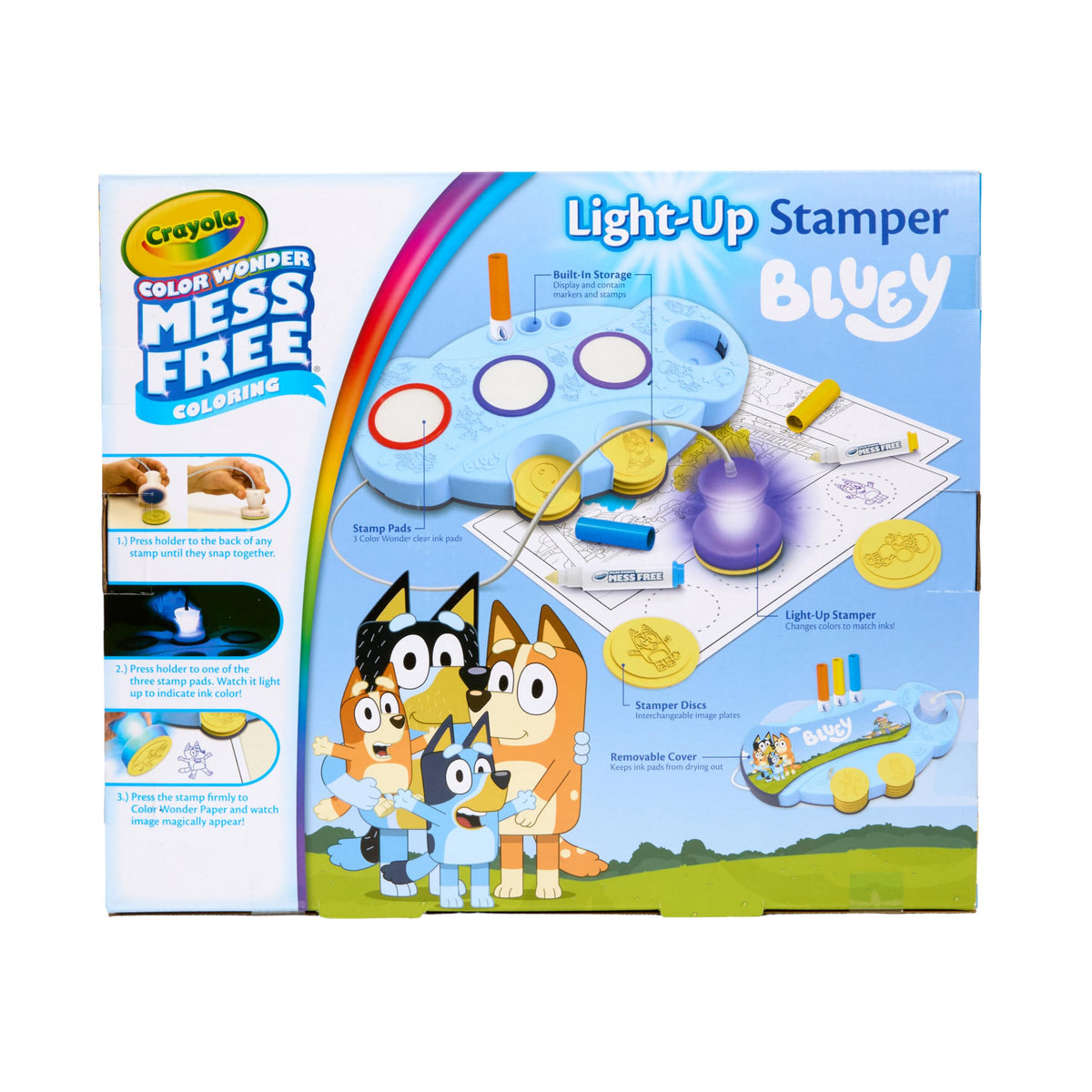 Crayola Compact / Bluey Color Wonder Stamper / Blue Printing & Stamping