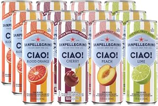 San Pellegrino Ciao 4 Flavor Variety- 3 of Each Flavor- 12 Pack