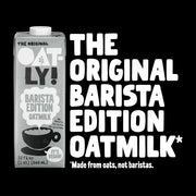 Barista Edition Oat Milk - Crafted for Coffee | Dairy-Free by Oatly – 32 Fl Oz (Pack of 12), Pack of 12, Model 63032