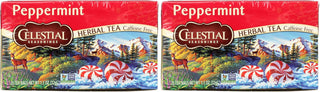 Peppermint Herbal Tea by Celestial Seasonings – 20 Count (Pack of 2), Pack of 2, Model 48869