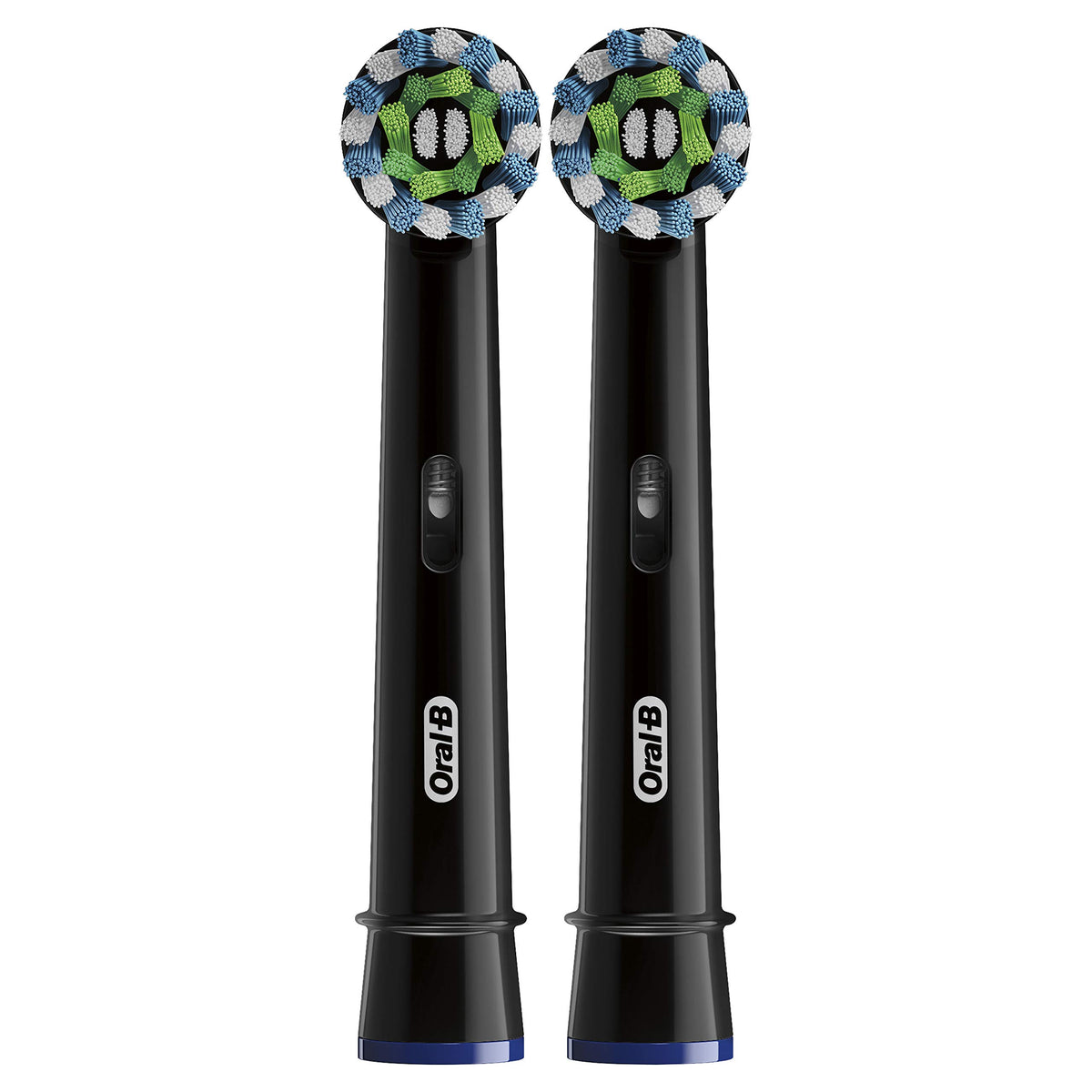 Oral-B Black / 2 Count (Pack of 1) / Black Refill Heads (2ct) Toothbrush Replacement Heads