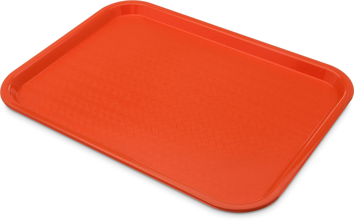 Carlisle FoodService Products Orange / 24 / 12" x 16" Serving Trays