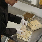 Space Saving Square Food Storage Container, 4 Quart, Clear, for Kitchen/Sous Vide/Meal Prep by Rubbermaid Commercial Products – 4 Qt., 4.0 quarts, Model FG630400