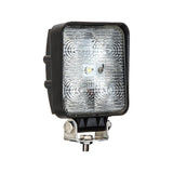 Buyers Products 4 Inch Wide Square Clear LED Flood Light by Buyers Products Company – 5 x 10 x 10, Aluminum, Black, Model 1492117