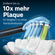 PHILIPS 4 Count (Pack of 1) / Black / 1 Toothbrush Replacement Heads