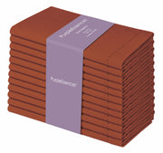PurpleEssences Cloth Napkins, 18 x 18 Inches, Set of 12, Rust
