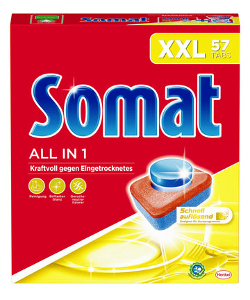 All in 1 Tabs 57x by Somat – 57 Count (Pack of 1), Model S7S57_Einheit