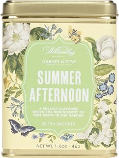 Harney & Sons Summer Afternoon Green Tea, 20 Sachets in Tin
