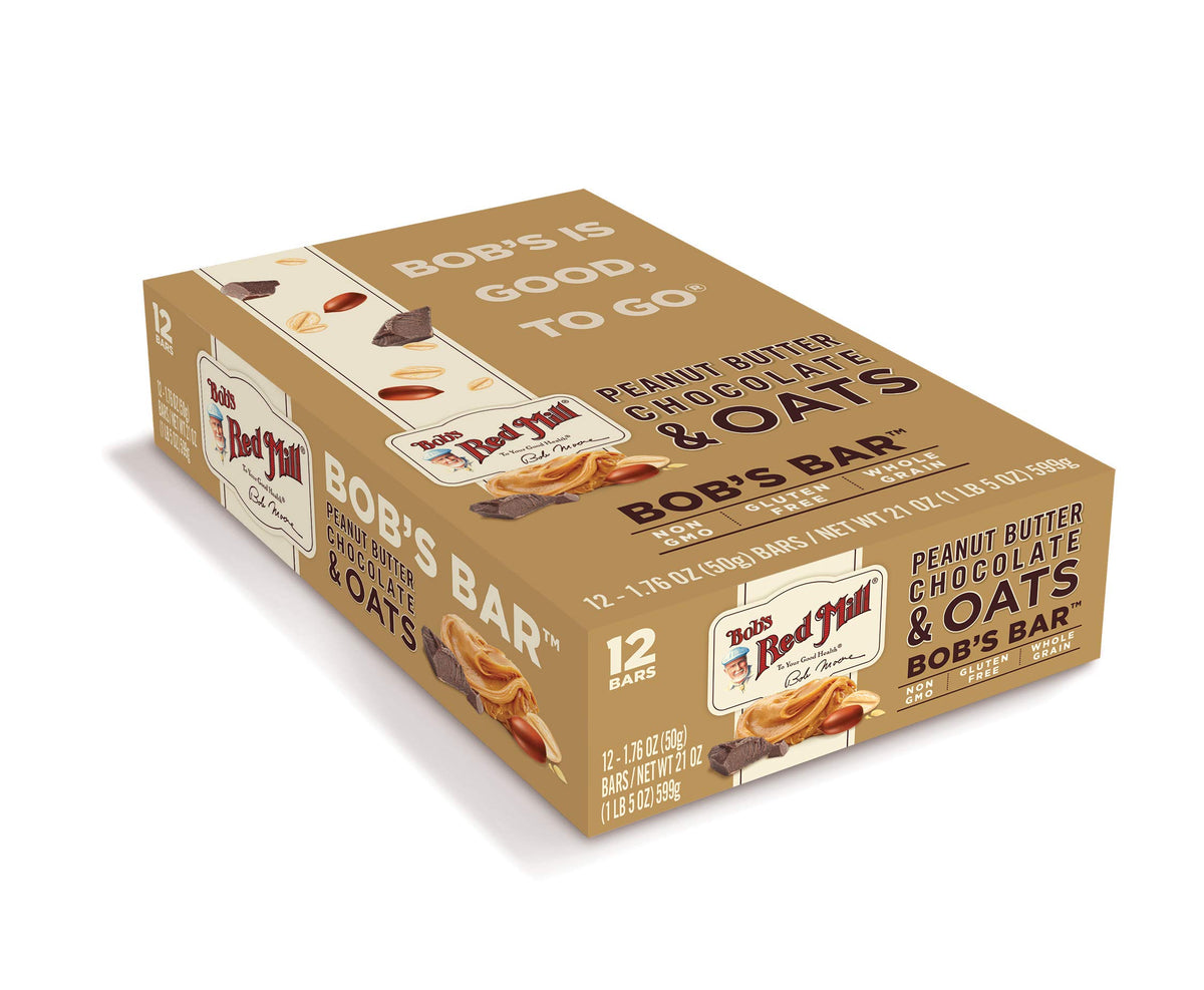 Bob's Red Mill Chocolate / 12 bars (1.76 oz each) / No Color Breakfast Foods