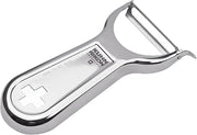 Kuhn Rikon "Swiss Metallic" Piranha Cross Peeler, Silver