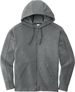 SPORT-TEK Unisex PosiCharge Tri-Blend Wicking Fleece Full Zip Hooded Jacket