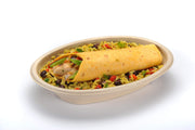 Pulp 16 oz Oval Burrito Bowl by Sabert – 27 oz, 16.0 ounces, Pulp, Beige, Pack of 300