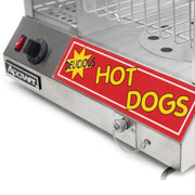 Hot Dog Steamer by Adcraft – 8.0 quarts, Stainless Steel, Silver, Model HDS-1300W/100