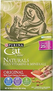 Purina Cat Chow Dry Cat Food, Naturals, 3.15 Pound Bag