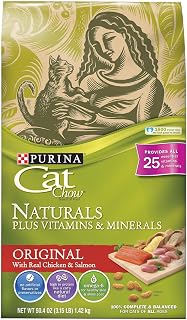 Purina Cat Chow Dry Cat Food, Naturals, 3.15 Pound Bag