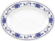 Thunder Group Lotus melamine dinnerware collection 14" x 10" platter, comes in dozen