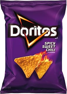 Doritos Flavored Tortilla Chips, Spicy Sweet Chili, 42 Ounce (Pack of 4)