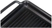Solid+ Cast Aluminium Non-Stick Ribbed Hot Plate by Monix – 19.7 x 27 x 3.8 cm, 40 liters, Aluminum, Black, Model M351340