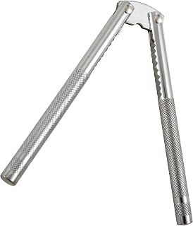 Winco 4 3/4" long Silver Stainless Steel Nut Cracker, Compact | Dishwasher safe, Great for Appetizers, Desserts, Buffet Displays and Catering