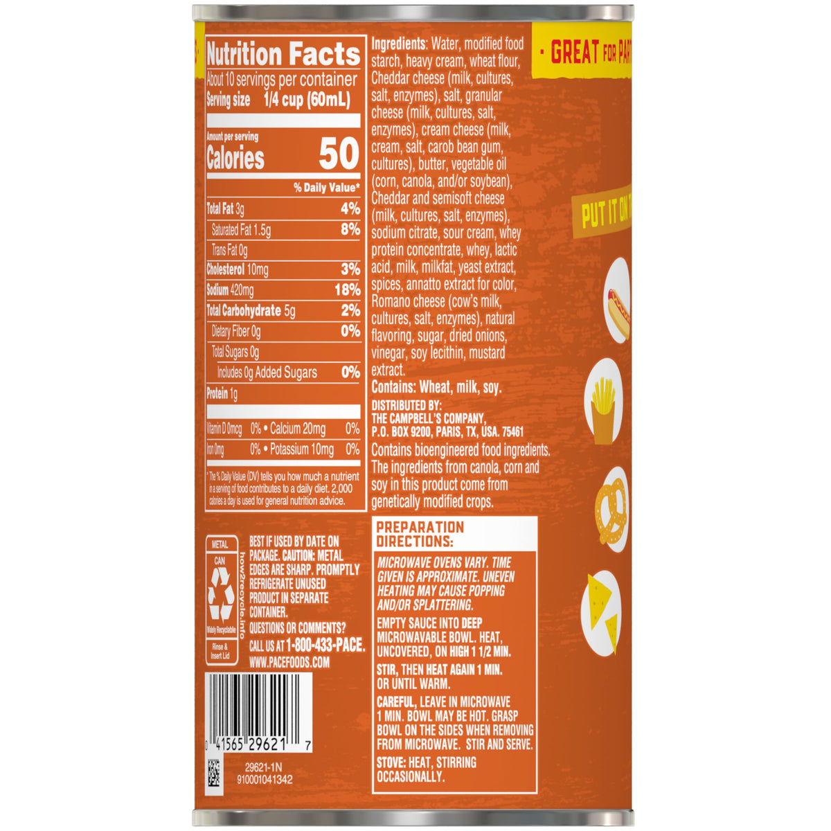 Mild Nacho Cheese Sauce by Pace – 22 Ounce (Pack of 1)