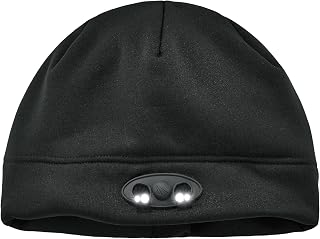 Ergodyne N-Ferno 6804 Skull Cap Winter Hat with LED Lights