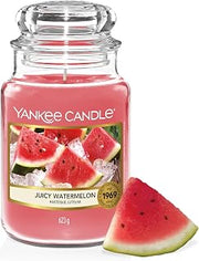Yankee Candle Large Jar Candle Juicy Watermelon Long Burn Time Up to 150 Hours Best Gifts for Women