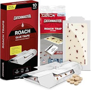 Catchmaster Roach Trap Bundle, Roach Killer for House – Kitchen, Bathroom & Garage, Indoor Pest Control and Bug Catcher Solution, 16-Pack