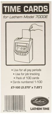 Time Cards by Lathem – Model E7100