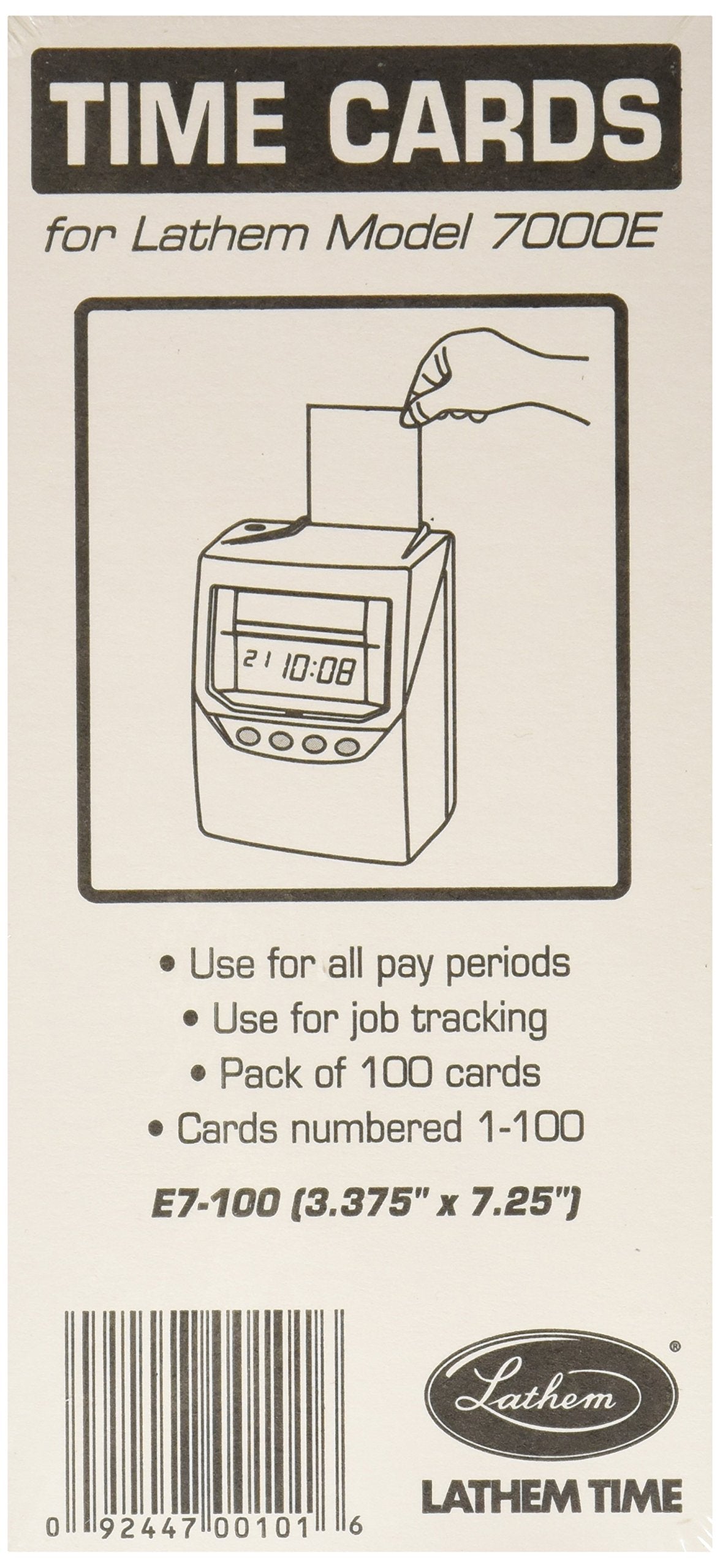 Time Cards by Lathem – Model E7100