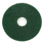 13" Green Scrubbing Pad by Global Industrial – 13.5"L x 13.5"W x 5"H, Green, Model 400313