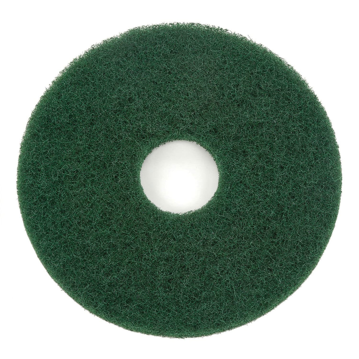13" Green Scrubbing Pad by Global Industrial – 13.5"L x 13.5"W x 5"H, Green, Model 400313