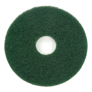 13" Green Scrubbing Pad by Global Industrial – 13.5"L x 13.5"W x 5"H, Green, Model 400313