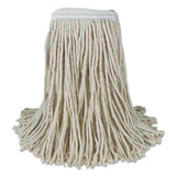CM20024 Banded Cotton Mop Heads by Boardwalk – 24 oz, White