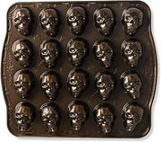 Nordic Ware Skull Bite Cakelet, 2.5 Cups, Bronze